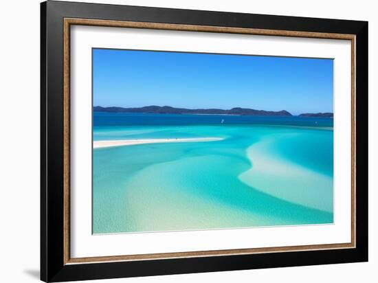 Whitehaven Beach Whitsundays-SLRPhotography-Framed Art Print