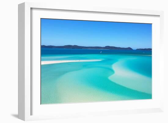 Whitehaven Beach Whitsundays-SLRPhotography-Framed Art Print