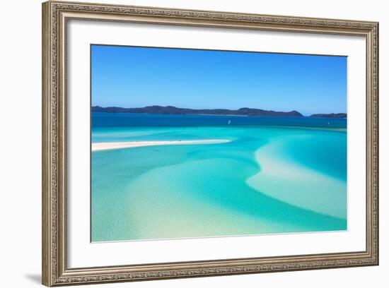 Whitehaven Beach Whitsundays-SLRPhotography-Framed Art Print