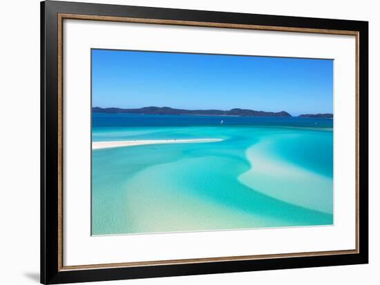 Whitehaven Beach Whitsundays-SLRPhotography-Framed Art Print