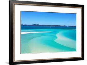 Whitehaven Beach Whitsundays-SLRPhotography-Framed Art Print