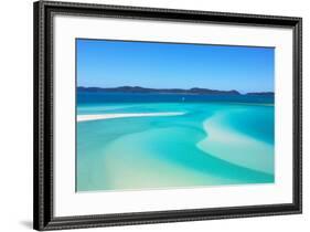 Whitehaven Beach Whitsundays-SLRPhotography-Framed Art Print