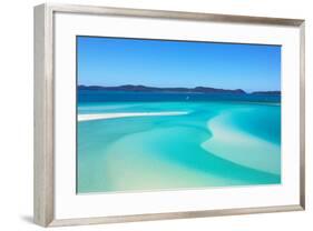 Whitehaven Beach Whitsundays-SLRPhotography-Framed Art Print
