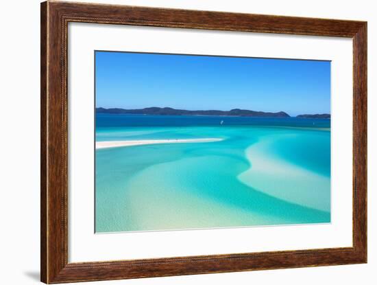 Whitehaven Beach Whitsundays-SLRPhotography-Framed Art Print