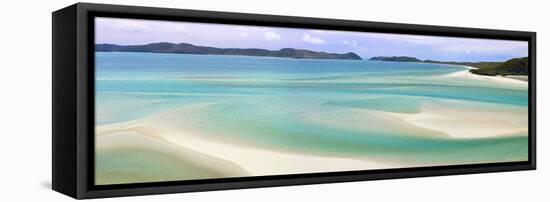 Whitehaven Beach, Witsunday Islands, Queensland, Australia-Michele Falzone-Framed Premier Image Canvas