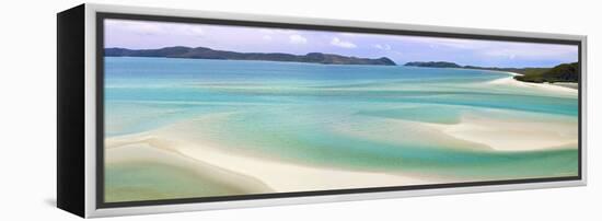 Whitehaven Beach, Witsunday Islands, Queensland, Australia-Michele Falzone-Framed Premier Image Canvas