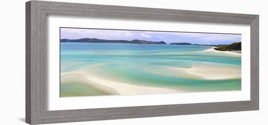 Whitehaven Beach, Witsunday Islands, Queensland, Australia-Michele Falzone-Framed Photographic Print