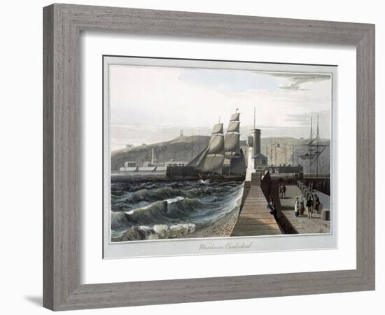 'Whitehaven, Cumberland', 1814-1825-William Daniell-Framed Giclee Print