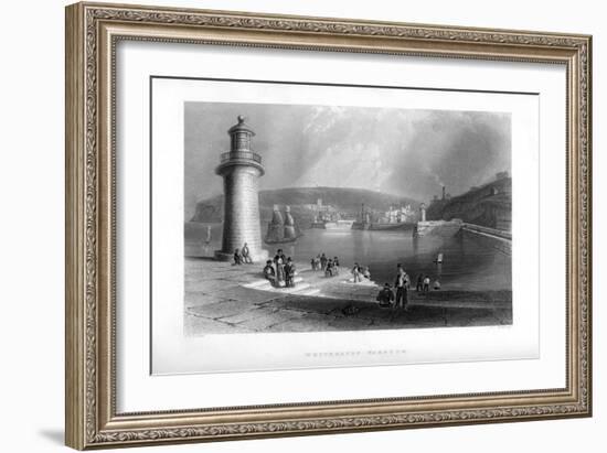 Whitehaven Harbour, Cumbria, 1886-JC Armytage-Framed Giclee Print
