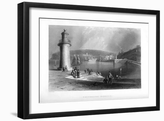 Whitehaven Harbour, Cumbria, 1886-JC Armytage-Framed Giclee Print