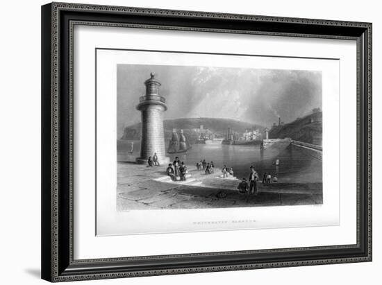 Whitehaven Harbour, Cumbria, 1886-JC Armytage-Framed Giclee Print