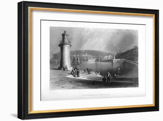 Whitehaven Harbour, Cumbria, 1886-JC Armytage-Framed Giclee Print