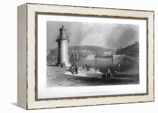 Whitehaven Harbour, Cumbria, 1886-JC Armytage-Framed Premier Image Canvas