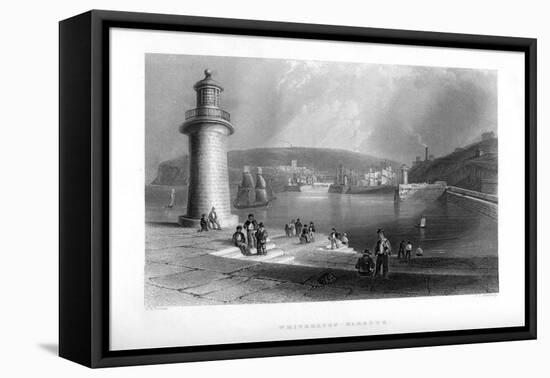 Whitehaven Harbour, Cumbria, 1886-JC Armytage-Framed Premier Image Canvas