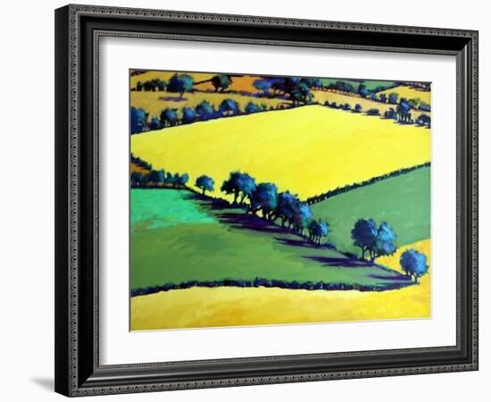 Whiteleaved oak close up-Paul Powis-Framed Giclee Print