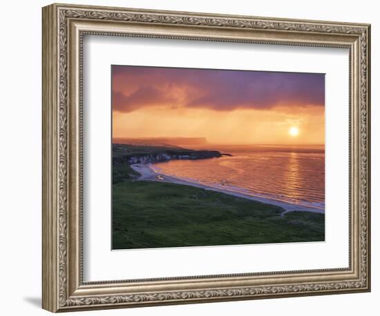 Whitepark Bay, County Antrim, Ulster, Northern Ireland-Carsten Krieger-Framed Photographic Print