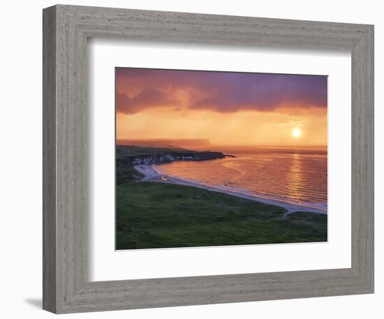 Whitepark Bay, County Antrim, Ulster, Northern Ireland-Carsten Krieger-Framed Photographic Print