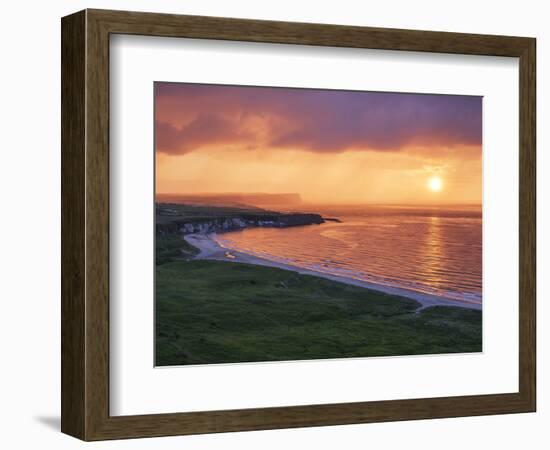 Whitepark Bay, County Antrim, Ulster, Northern Ireland-Carsten Krieger-Framed Photographic Print