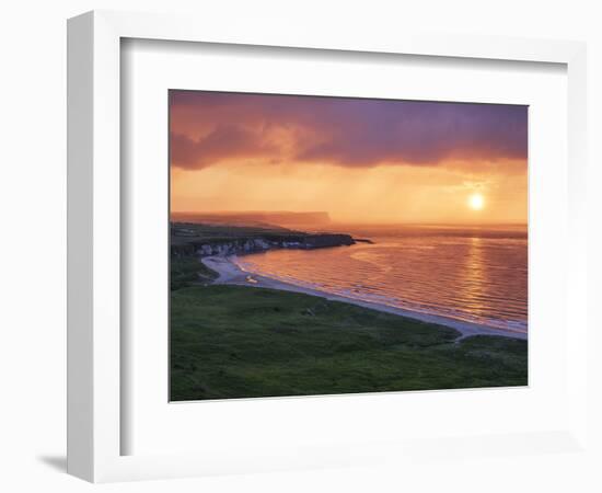 Whitepark Bay, County Antrim, Ulster, Northern Ireland-Carsten Krieger-Framed Photographic Print
