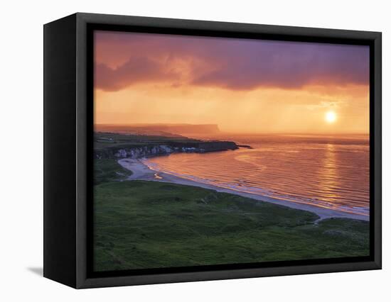 Whitepark Bay, County Antrim, Ulster, Northern Ireland-Carsten Krieger-Framed Premier Image Canvas