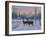 Whitetail and Cabin-Jeff Tift-Framed Giclee Print