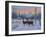 Whitetail and Cabin-Jeff Tift-Framed Giclee Print