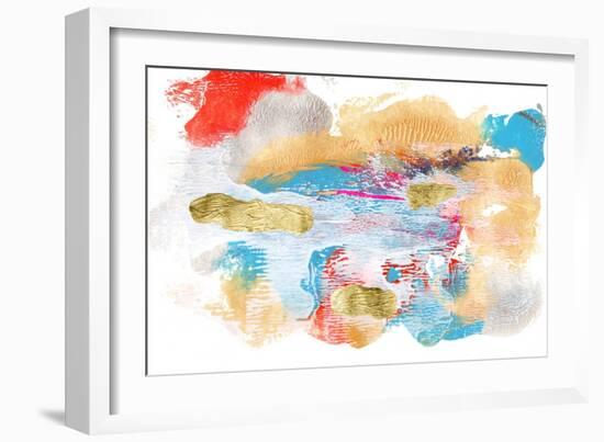 Whitewash Sunset I-Lila Bramma-Framed Art Print