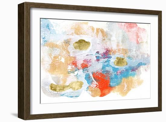 Whitewash Sunset II-Lila Bramma-Framed Art Print