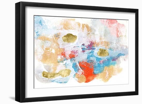 Whitewash Sunset II-Lila Bramma-Framed Art Print