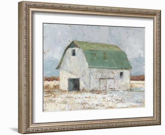 Whitewashed Barn II-Ethan Harper-Framed Art Print