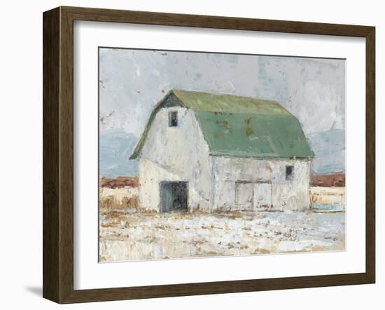 Whitewashed Barn II-Ethan Harper-Framed Art Print