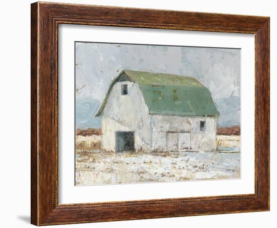 Whitewashed Barn II-Ethan Harper-Framed Art Print