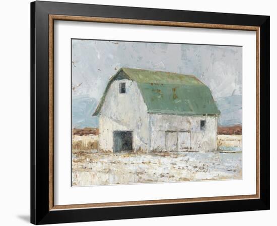 Whitewashed Barn II-Ethan Harper-Framed Art Print