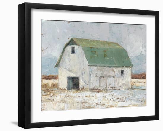 Whitewashed Barn II-Ethan Harper-Framed Art Print