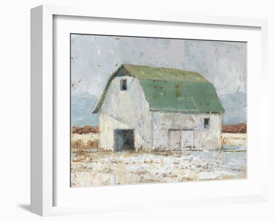 Whitewashed Barn II-Ethan Harper-Framed Art Print