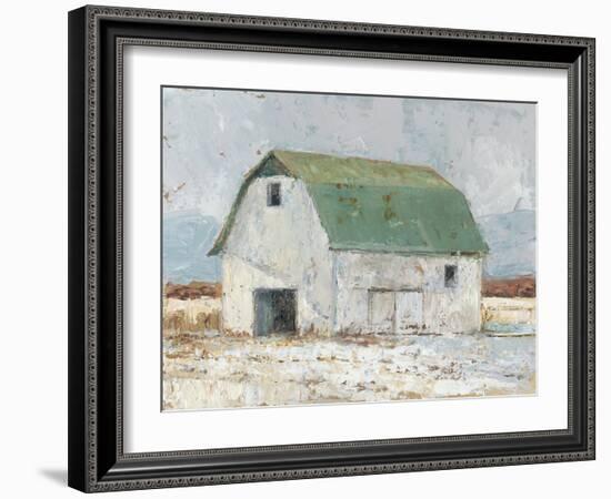 Whitewashed Barn II-Ethan Harper-Framed Art Print