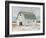 Whitewashed Barn II-Ethan Harper-Framed Art Print