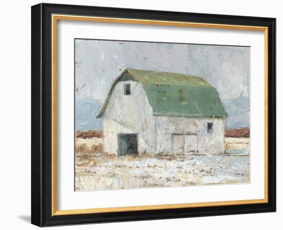 Whitewashed Barn II-Ethan Harper-Framed Art Print