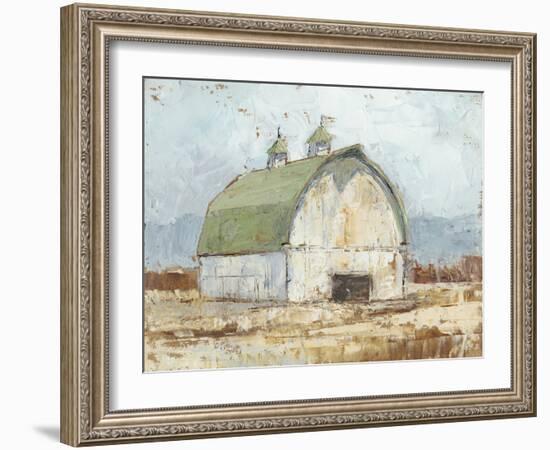 Whitewashed Barn III-Ethan Harper-Framed Art Print