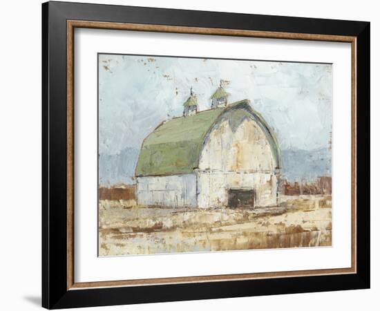 Whitewashed Barn III-Ethan Harper-Framed Art Print