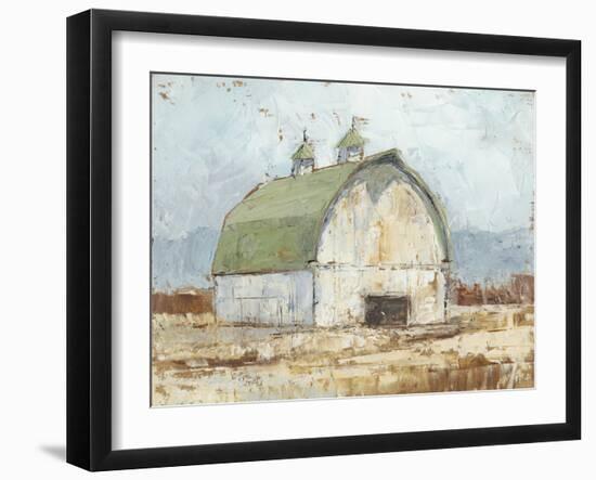 Whitewashed Barn III-Ethan Harper-Framed Art Print