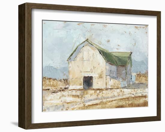 Whitewashed Barn IV-Ethan Harper-Framed Art Print