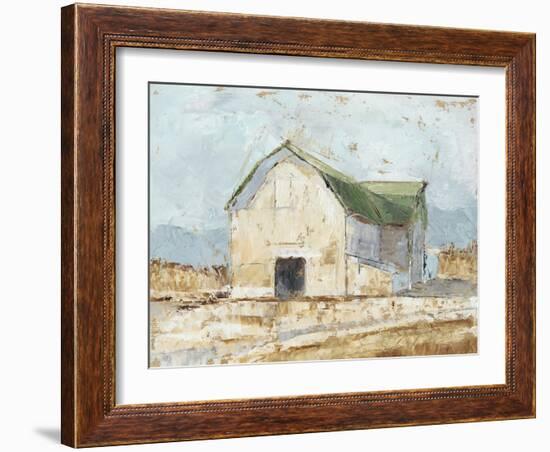 Whitewashed Barn IV-Ethan Harper-Framed Art Print