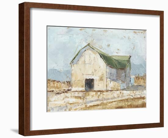 Whitewashed Barn IV-Ethan Harper-Framed Art Print