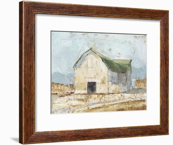 Whitewashed Barn IV-Ethan Harper-Framed Art Print