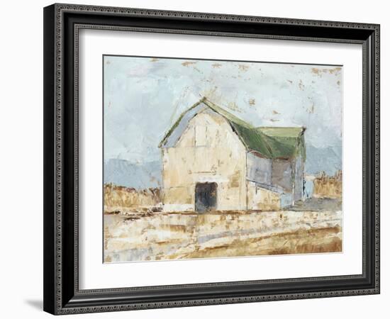 Whitewashed Barn IV-Ethan Harper-Framed Art Print