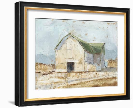 Whitewashed Barn IV-Ethan Harper-Framed Art Print