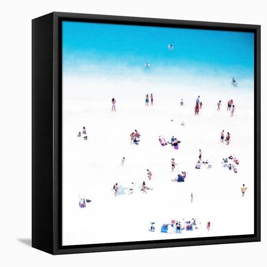 Whitewashed Beach B-THE Studio-Framed Premier Image Canvas