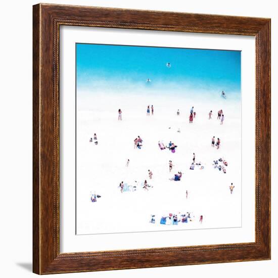 Whitewashed Beach B-THE Studio-Framed Giclee Print