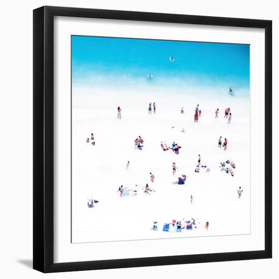 Whitewashed Beach B-THE Studio-Framed Giclee Print